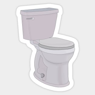 A Toilet Sticker